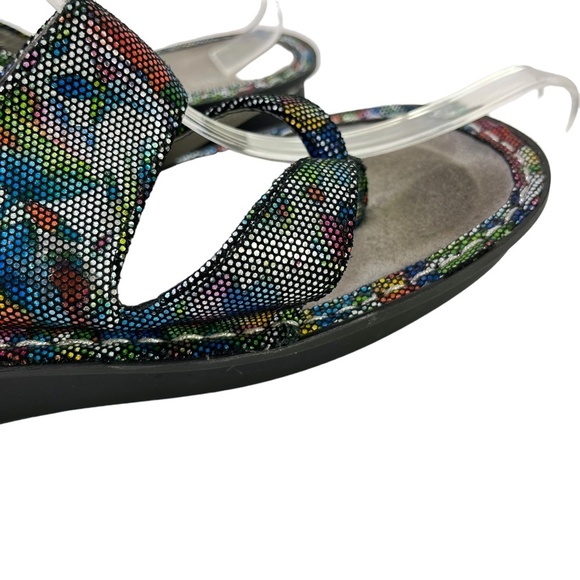 Alegria by Pg Lite Women's Val-376 Floral Colorful Genuine Leather Sandals sz 41 - Picture 12 of 16